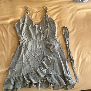 Light summer wrap dress